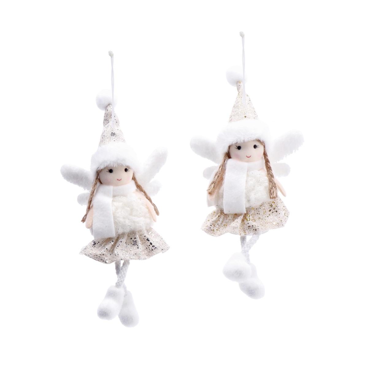 Decorazione per albero modello fatina 10 x 6 x h20 cm