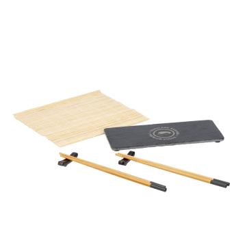 Servizio sushi per 2 persone con vassoio e tovaglietta 24 x10 cm