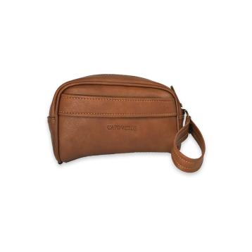 Pochette portatutto uomo in ecopelle capoverde made in italy
