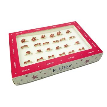 Anellino bimba red flower le kikke