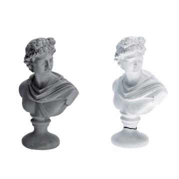 Busto in cemento per decorazione 19,5 x 11 x h30,5 cm