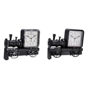 Orologio in ferro modello treno 27 x 9 x h21 cm