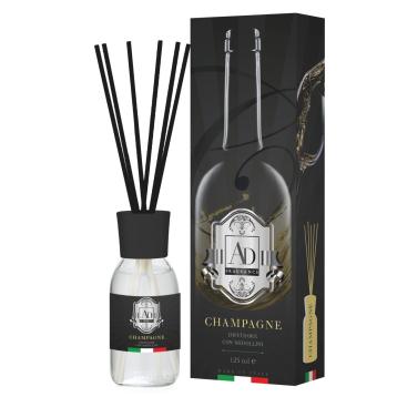 Diffusore di fragranza con midollini vino Champagne 125 ml.