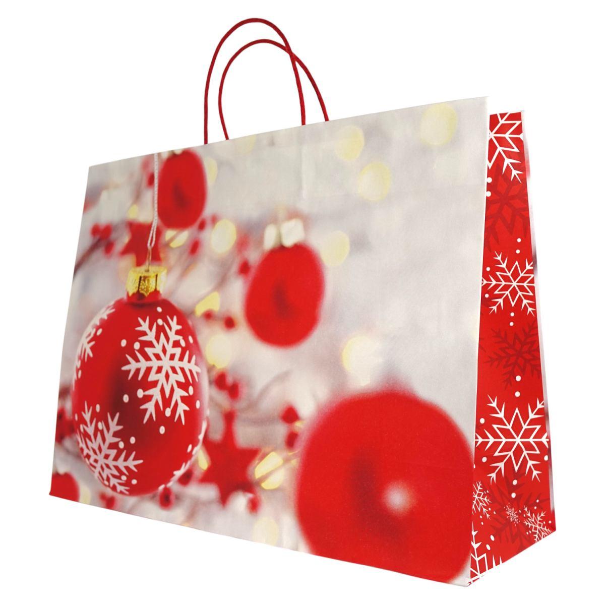 Shoppers carta H34 X L 45 X P 15 fantasia natale j-fold