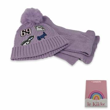 Coordinato bimba cappello e sciarpa le kikke