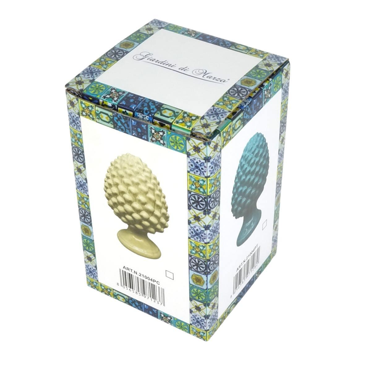 Pigna decorativi 14 cm grigia Giardini Di Marzo