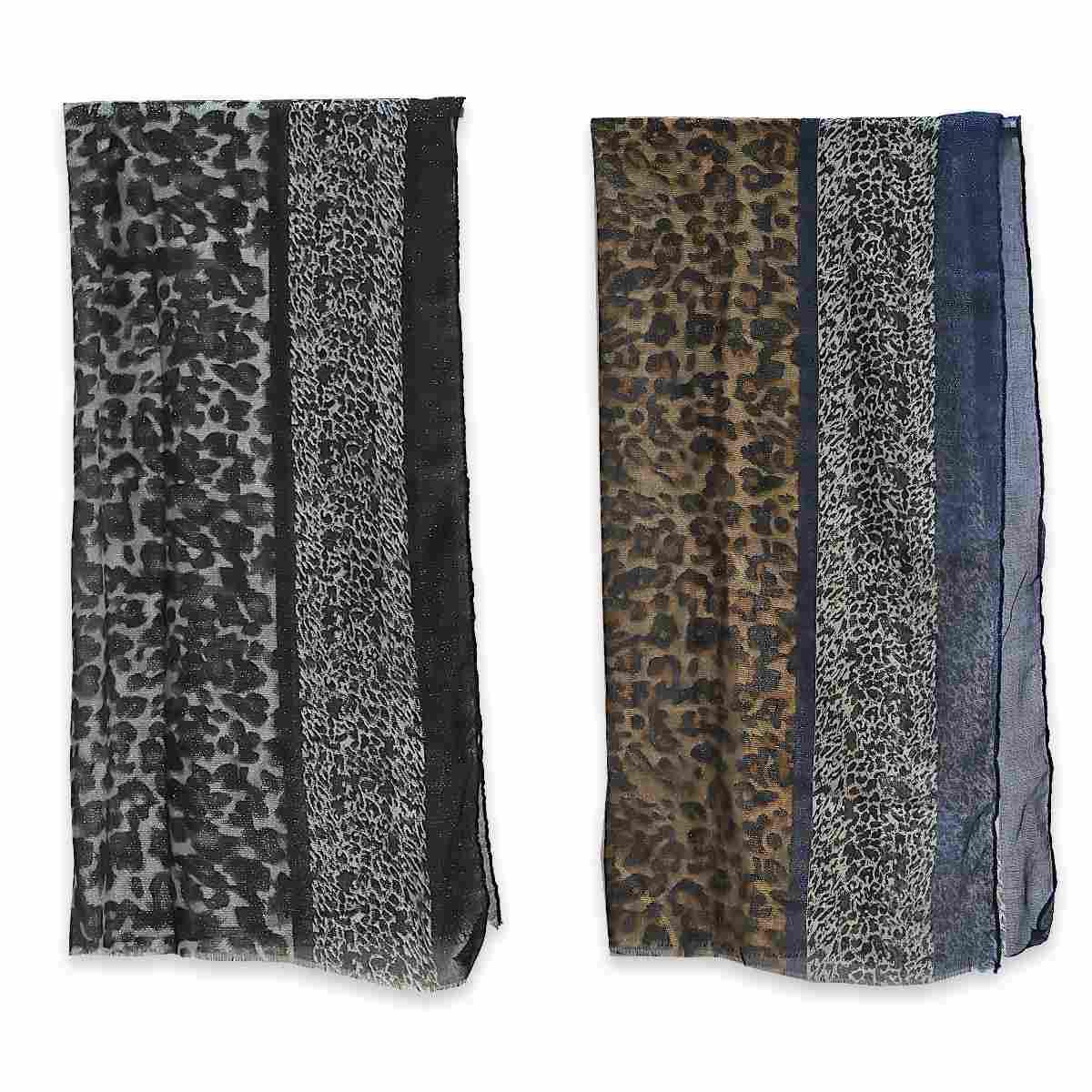 Sciarpa foulard donna Jungle Color in box Le Kikke