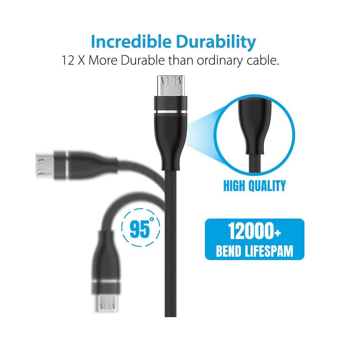 Newtop cu02 cavo 100cm usb/micro usb senza blister nero