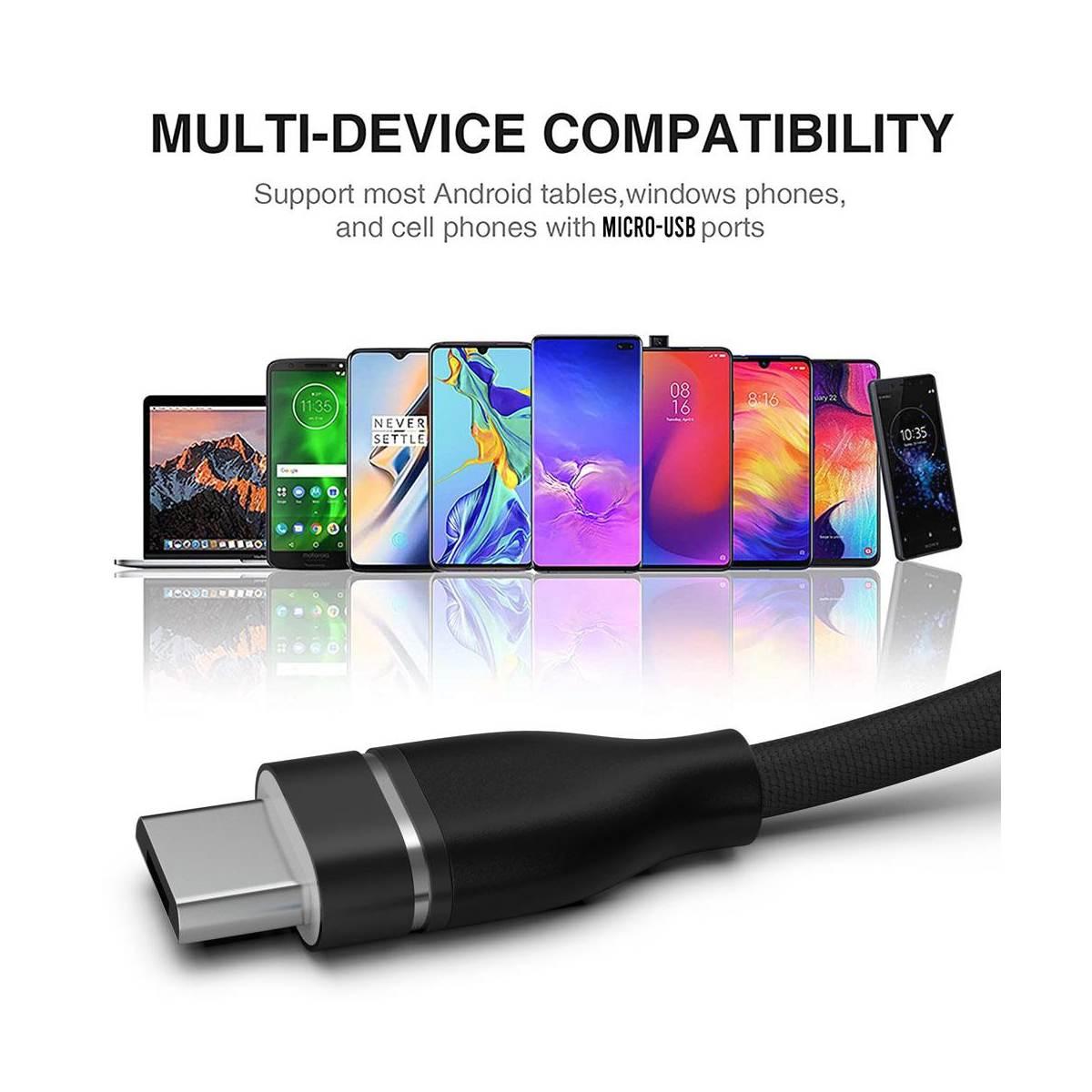 Newtop cu02 cavo 100cm usb/micro usb senza blister nero
