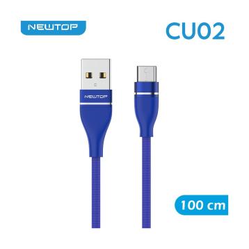 Newtop cu02 cavo 100cm usb/micro usb senza blister azzurro