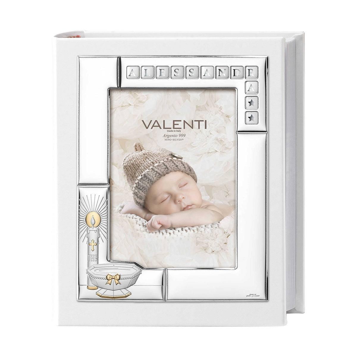 Valenti Album Battesimo Valenti con cornice e letterine 25 x 30 VAL535943