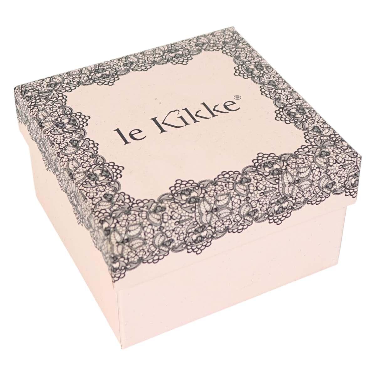 Orologio da polso analogico leopardato donna ed elastico fermacoda Le Kikke