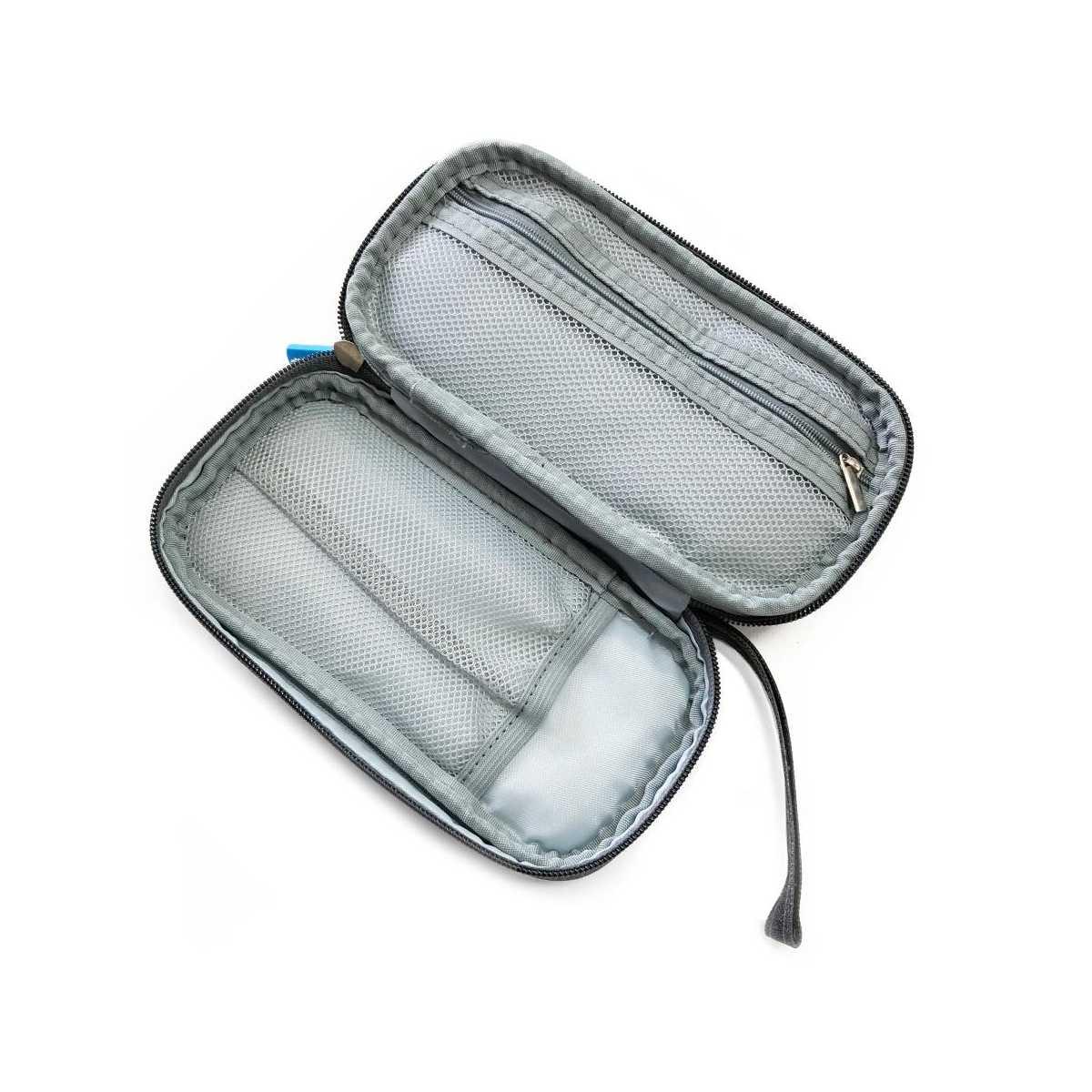 Borsa accessori elettronici blu per smartphone e altro Newtop