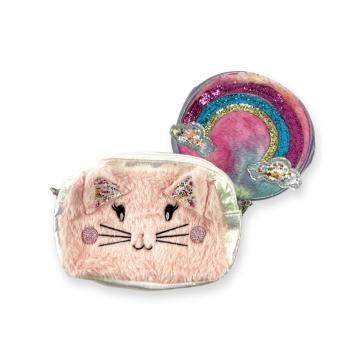 Zainetto bimba Cat on the Rainbow Le Kikke