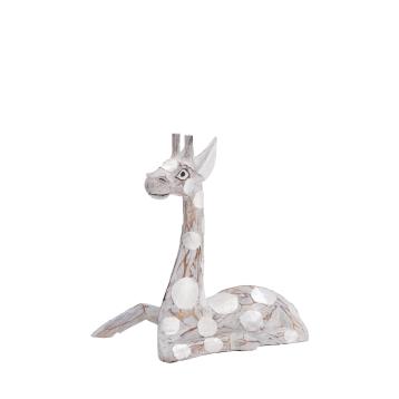 Giraffa in legno per decorazione 30x33xh30 cm
