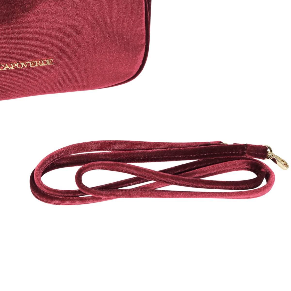 Borsetta donna in velluto Capoverde Made in Italy