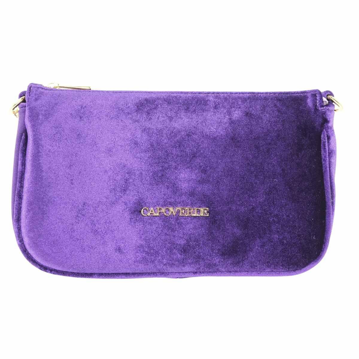 Borsetta donna in velluto Capoverde Made in Italy