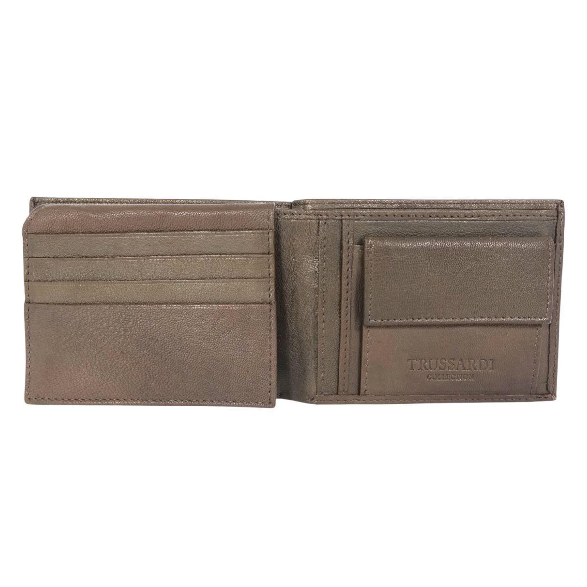 Portafogli uomo in pelle Trussardi Collection