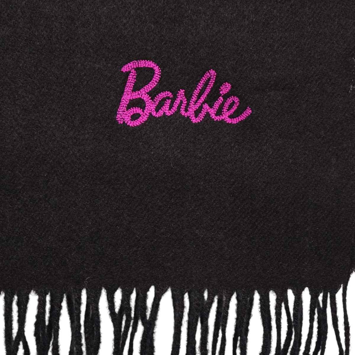 Sciarpa in tessuto con frange Barbie