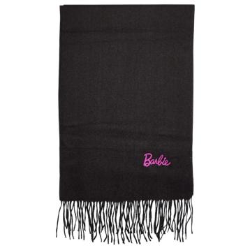 Sciarpa in tessuto con frange Barbie