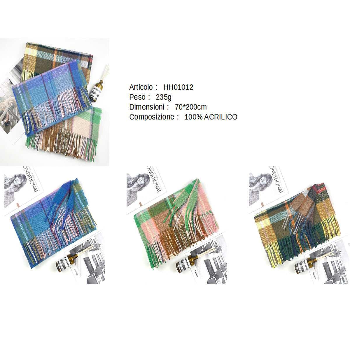 Sciarpa donna in acrilico Verve con shopper regalo in omaggio