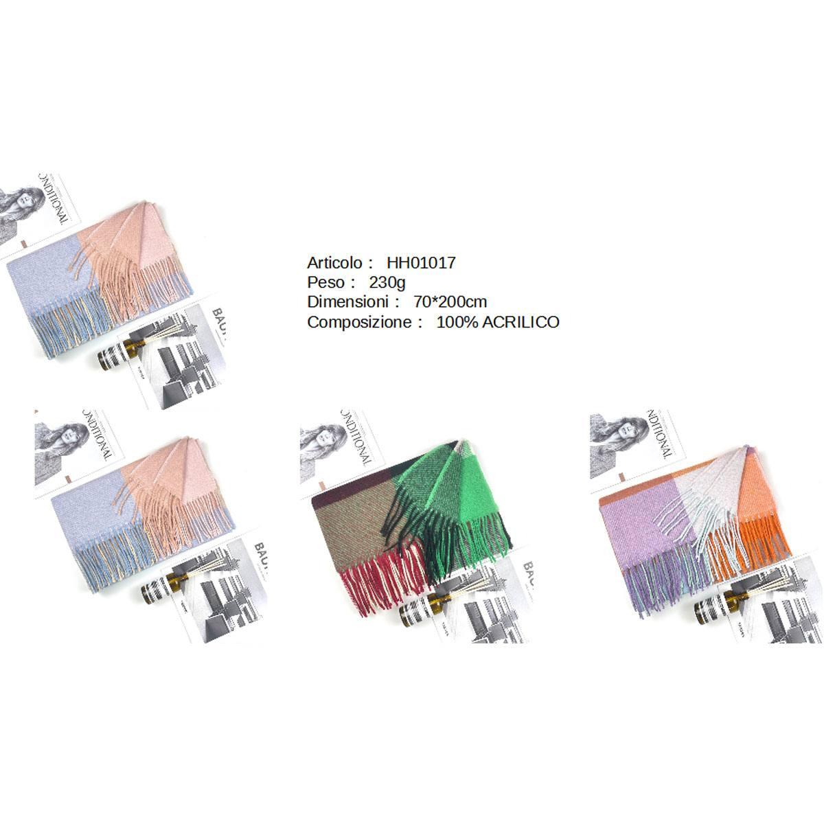 Sciarpa donna in acrilico Verve con shopper regalo in omaggio