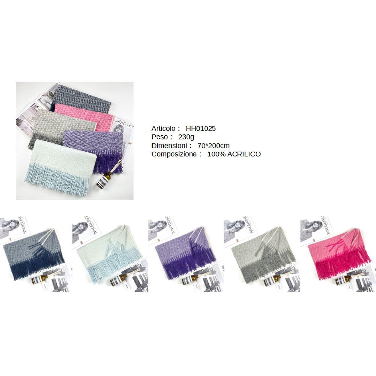 Sciarpa donna in acrilico Verve con shopper regalo in omaggio