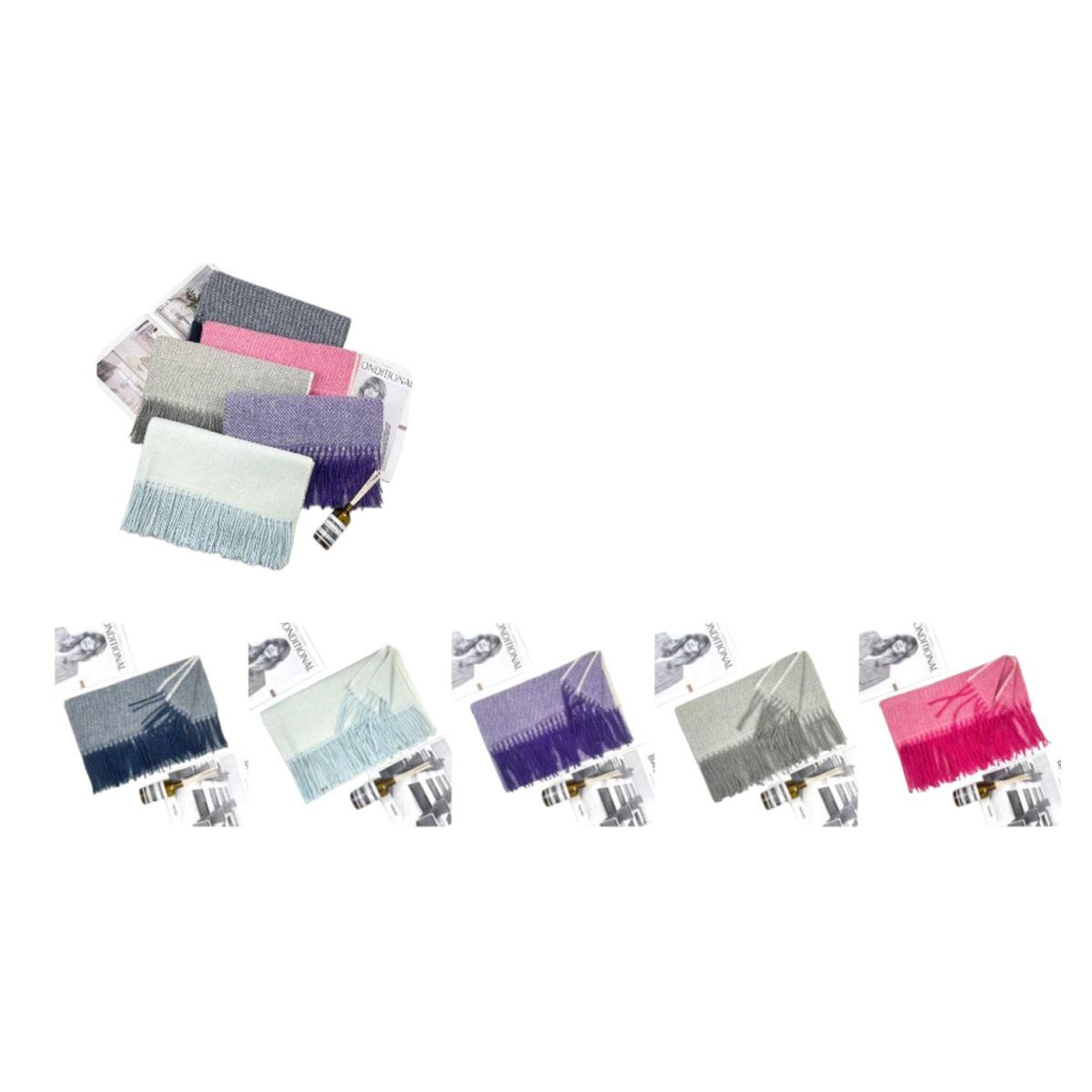 Sciarpa donna in acrilico con shopper regalo in omaggio Verve