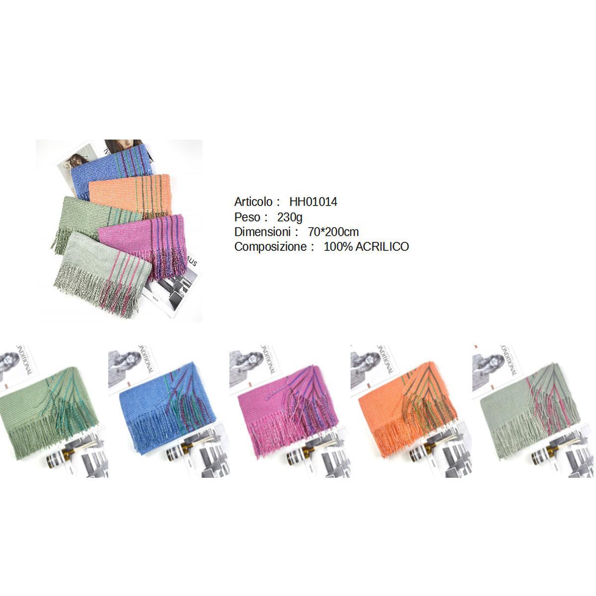 Sciarpa donna in acrilico Verve con shopper regalo in omaggio