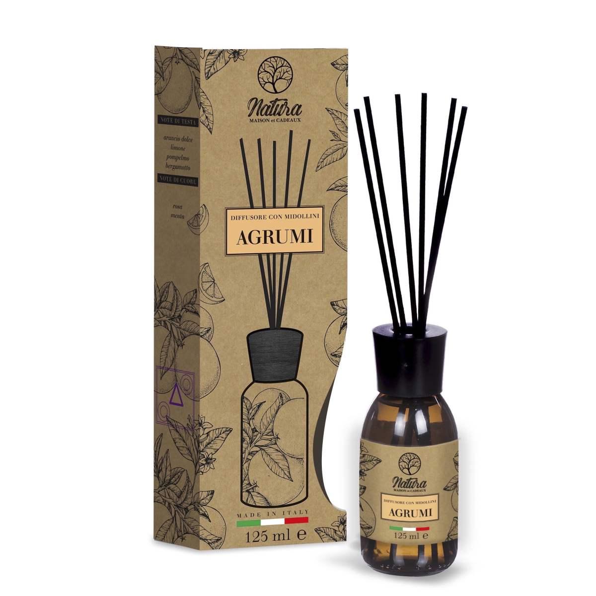 Diffusore di fragranza con midollini Natura Agrumi 125ml