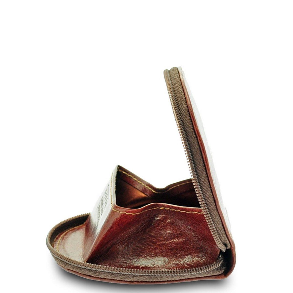 Portamonete in pelle Giudi Made in Italy