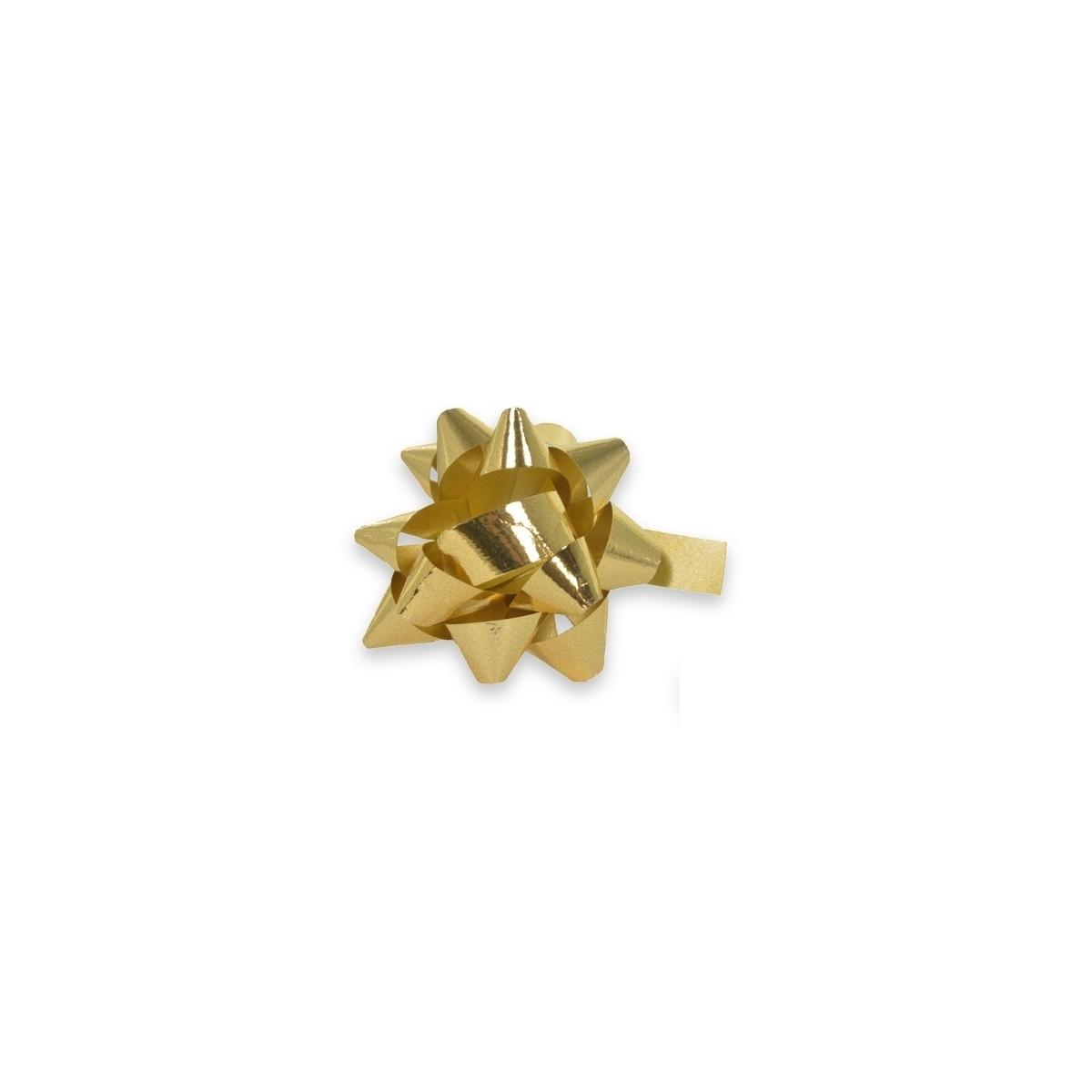 1000 coccarde adesive metallizzate oro mm. 6,5