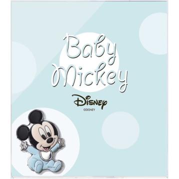 Cornice portafoto 15x20 cm Baby Mickey mouse celeste Valenti