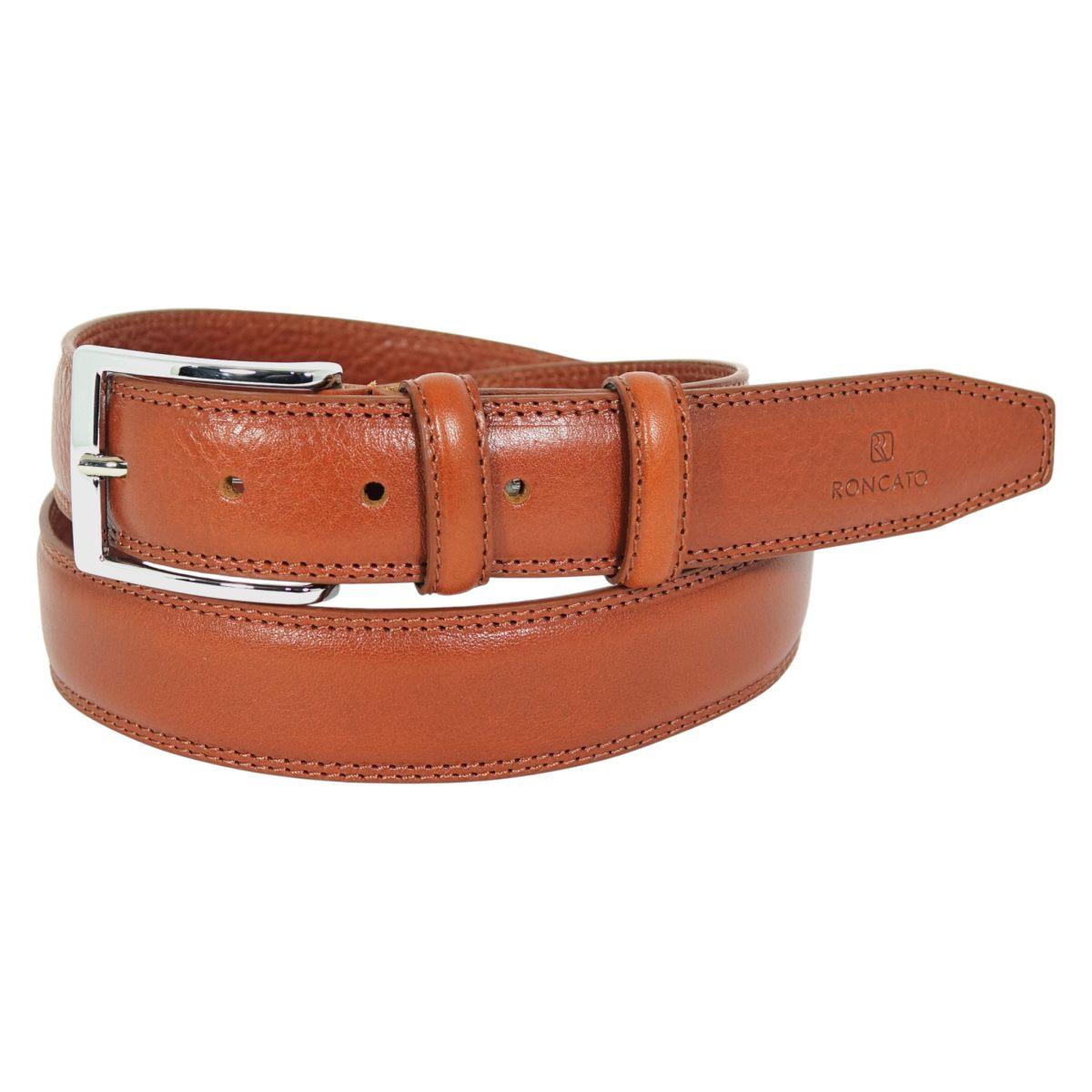 Cintura uomo extrasize in pelle Made in Italy Roncato