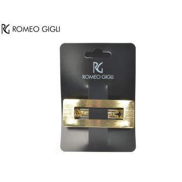 Fermaglio rettangolare satinato   romeo gigli