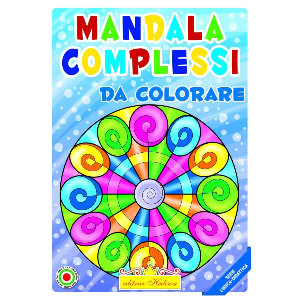 Libro da colorare Mandala complessi