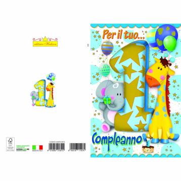Biglietti auguri buon compleanno bimbi