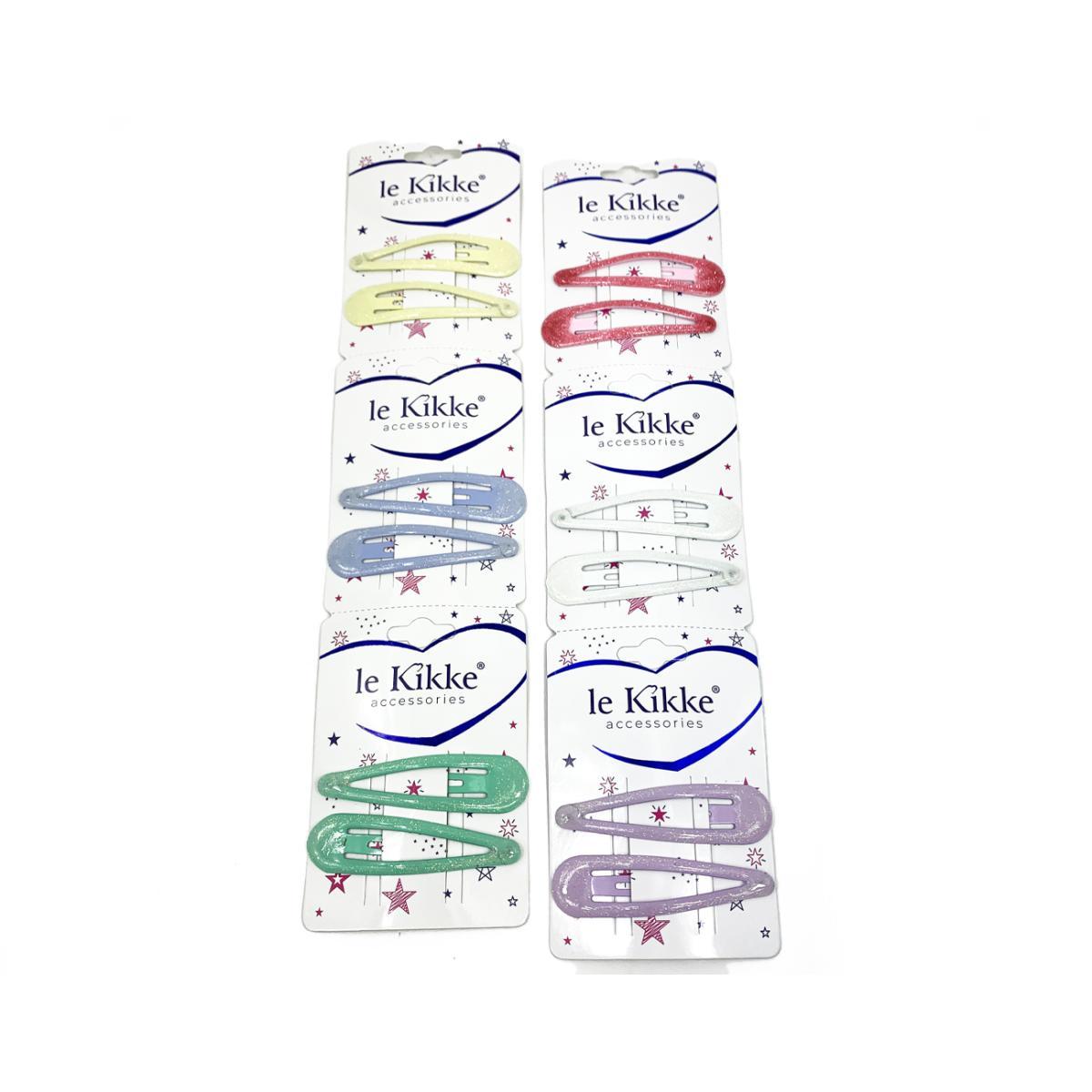 Clic clac 7cm glitter pastel Le Kikke