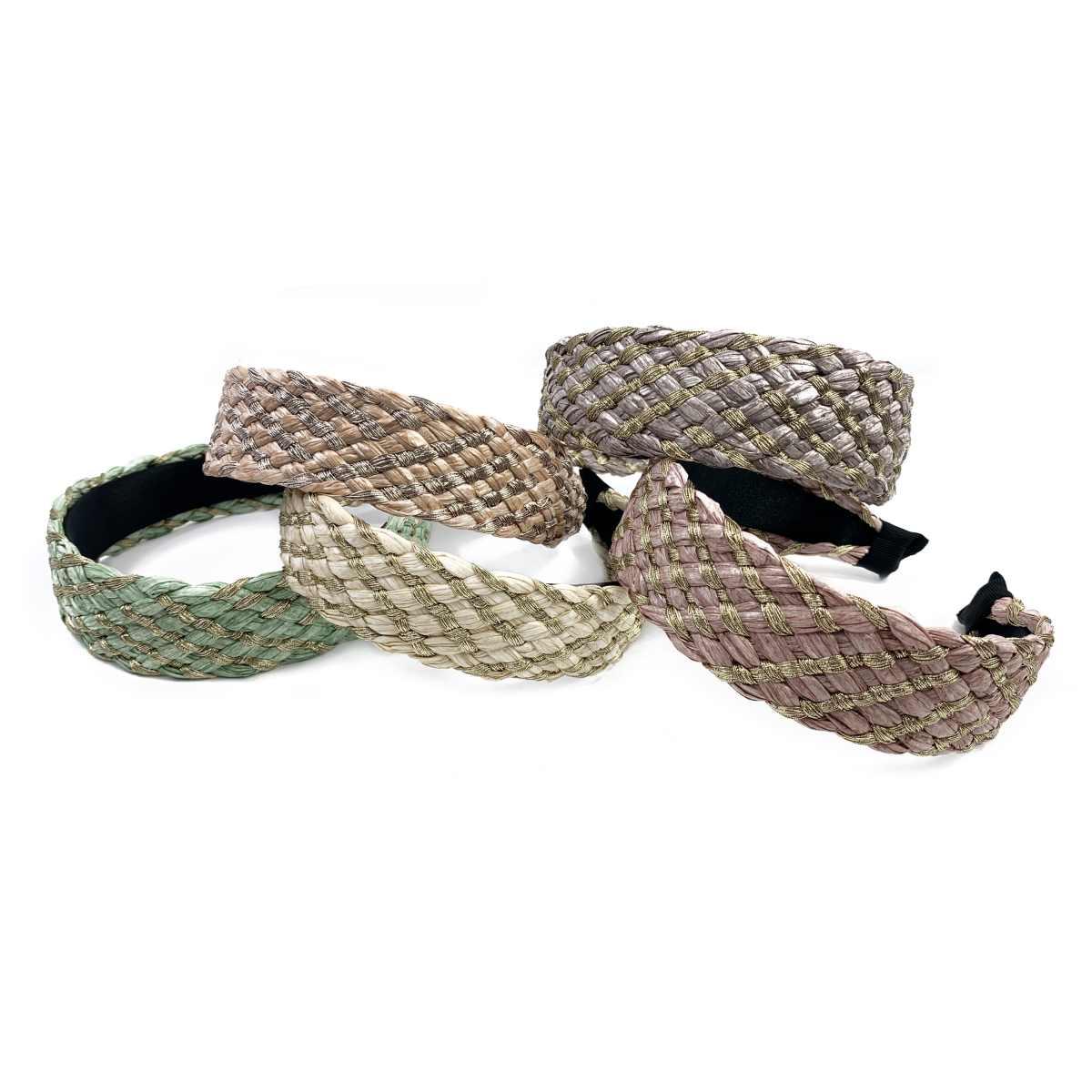 Cerchietto intrecciato nude colours Le Kikke