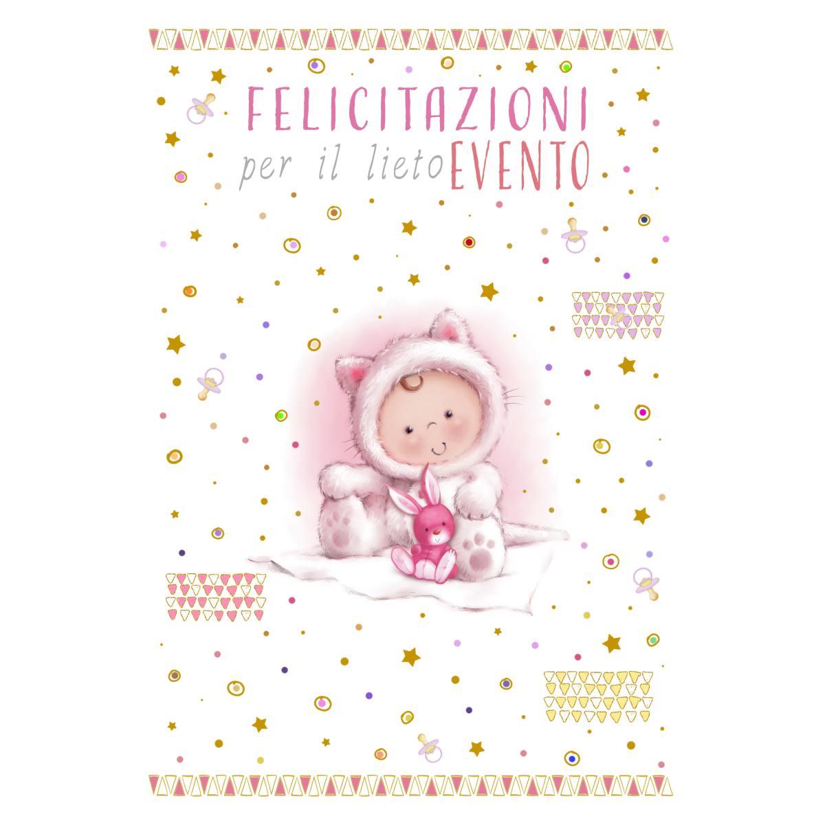 Biglietti felicitazioni per il lieto evento