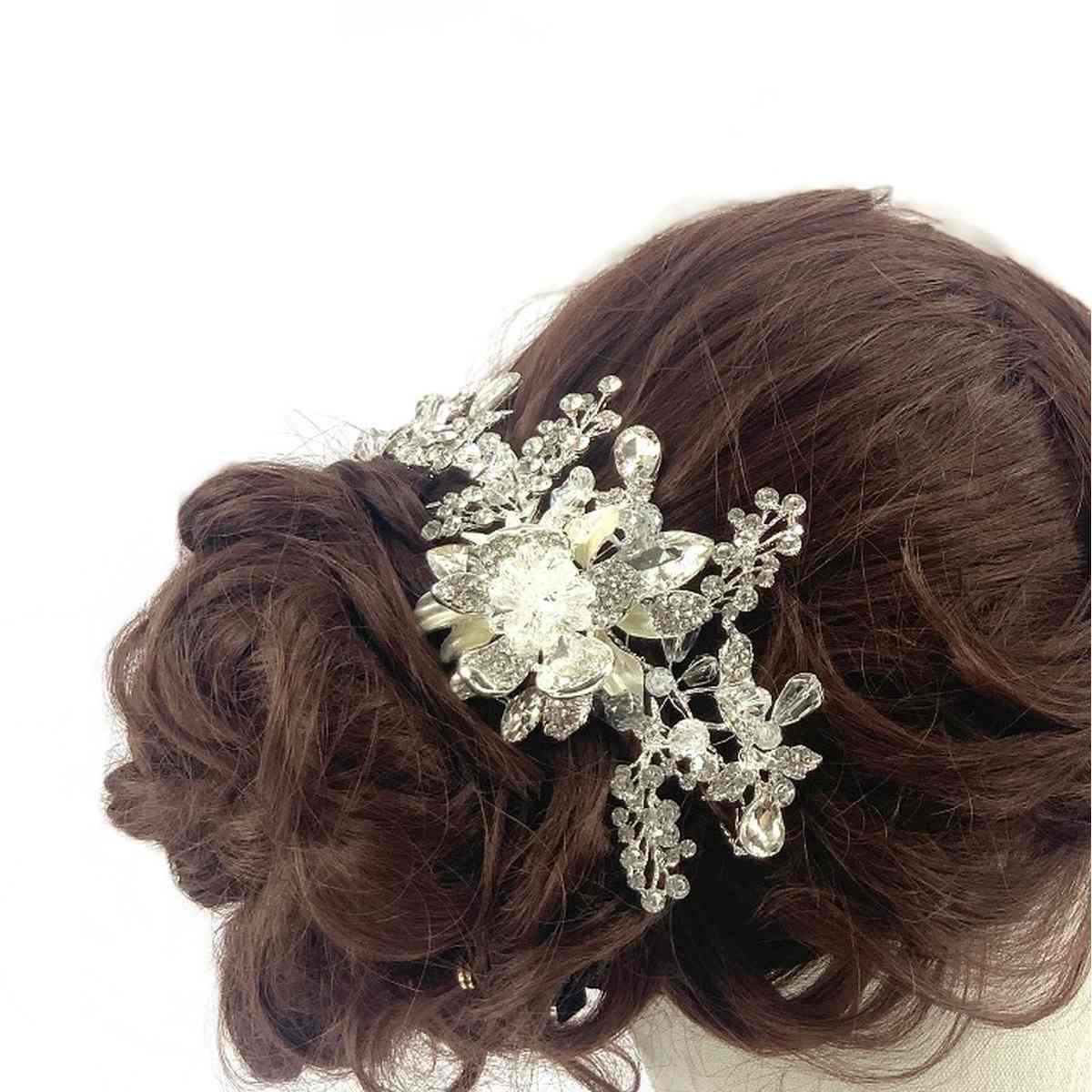 Fermagli acconciatura sposa C63