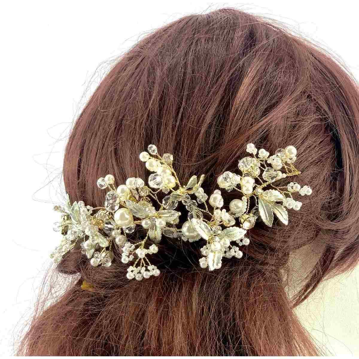 Fermagli acconciatura sposa C63