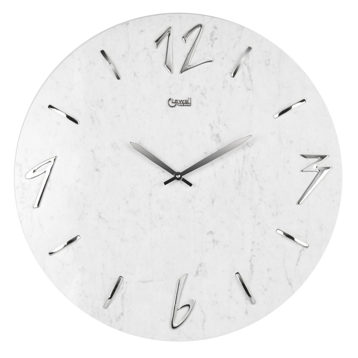 Orologio da parete al quarzo bianco diametro 50cm