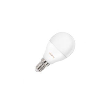 Lampadina sfera led luce calda e14 8w 3000k 720lm 230 ac220-240v