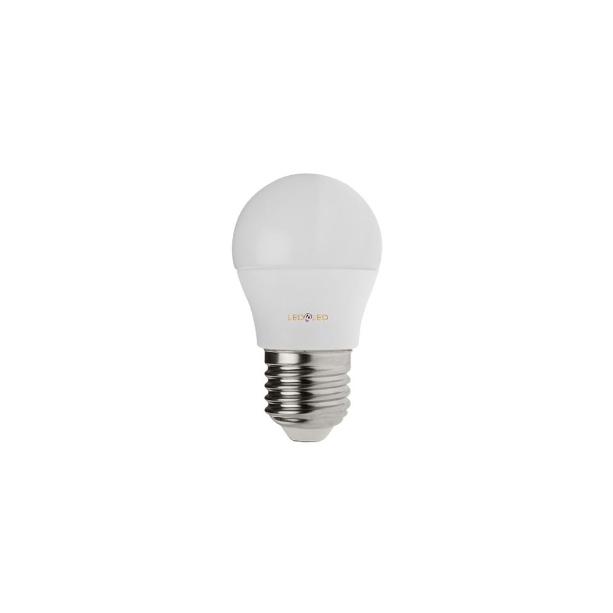 Lampadina Sfera led luce calda E27 8W 3000K 720lm 230 AC220-240V