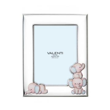 Cornice portafoto Valenti bimbo 13x18 cm elefanti multicolor