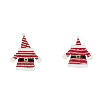 Copribottiglia natalizio modello vestito Babbo Natale