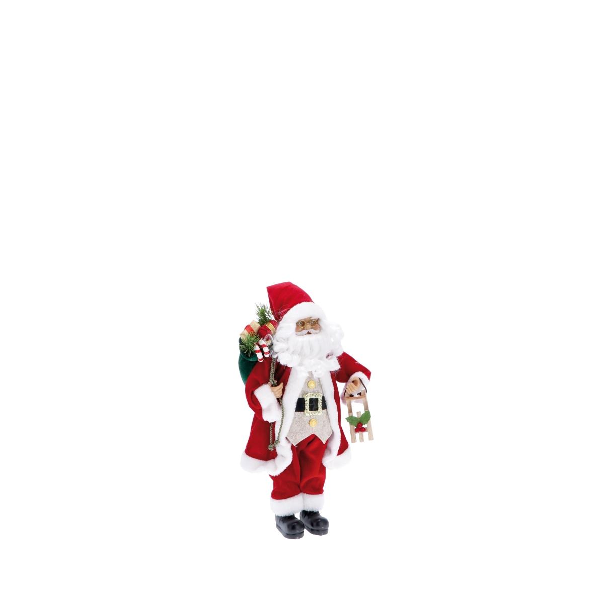 Babbo Natale in plastica 25x15h45cm