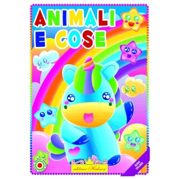 Libro da colorare animali e cose serie colora