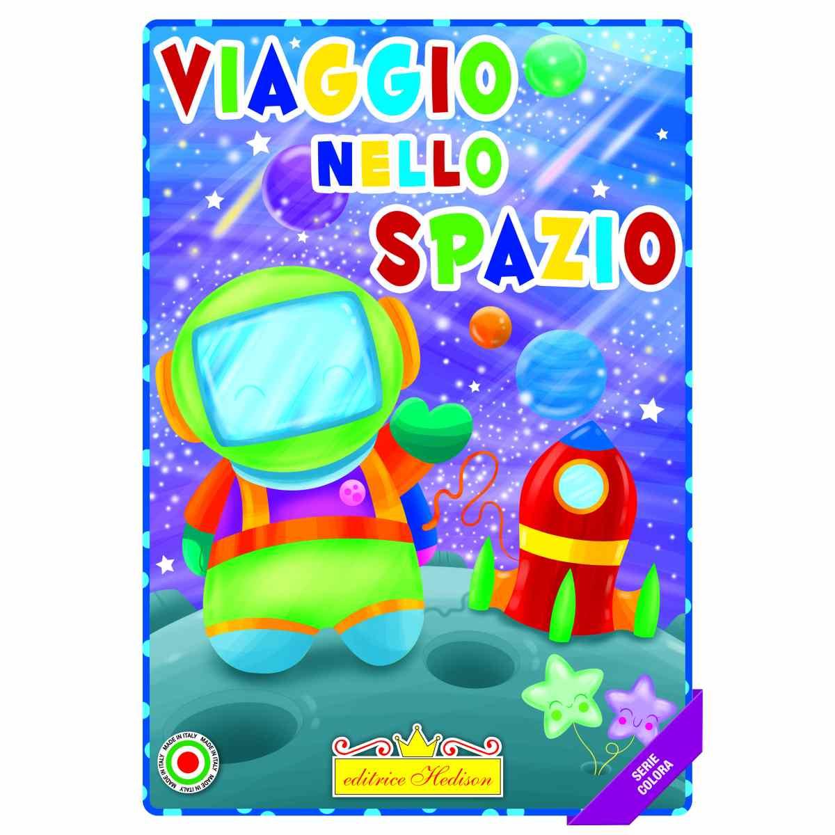 Libro viaggio nello spazio - serie colora